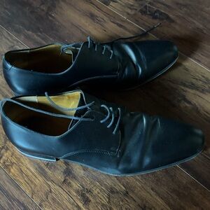 Gucci Black Leather Men's Oxfords